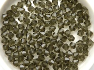 04-MC-40030 Bicones Dark Black Diamond 4 mm. 50 Pc.-11015