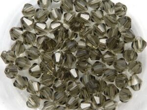 04-MC-40030 Bicones Dark Black Diamond 4 mm. 50 Pc.-11014