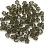 04-MC-40030 Bicones Dark Black Diamond 4 mm. 50 Pc.-0