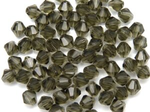 04-MC-40030 Bicones Dark Black Diamond 4 mm. 50 Pc.-0