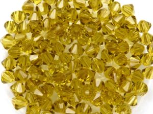 04-MC-50319 Bicones Lime 4 mm. 50 Pc.-0