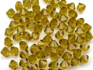 04-MC-50319 Bicones Lime 4 mm. 50 Pc.-11019