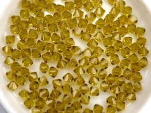 04-MC-50319 Bicones Lime 4 mm. 50 Pc.-11021