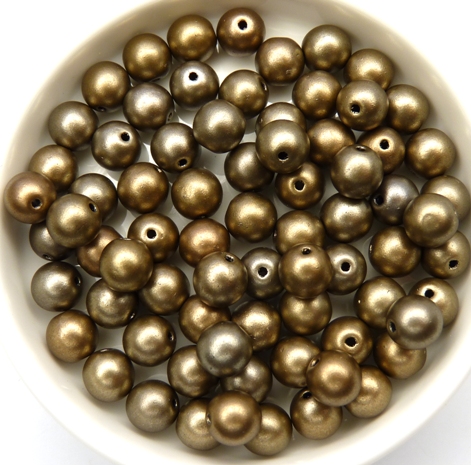 06-R-00030-01670 Crystal Silky Pewter Round 6 mm. 50 Pc.-0 06-R-00030-01670 Crystal Silky Pewter Round 6 mm. 50 Pc.-0