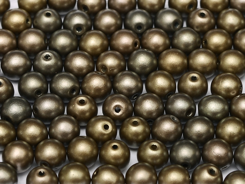 06-R-00030-01670 Crystal Silky Pewter Round 6 mm. 50 Pc.-11256