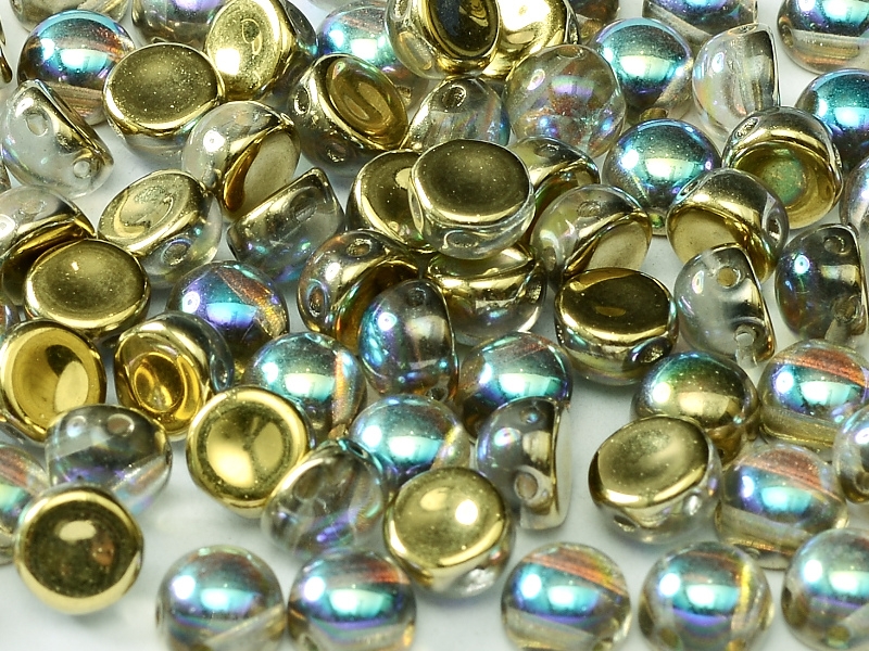 2HC-6-00030-98536 2-Hole Cabochon Crystal Golden Rainbow 25 Pc.-0 2HC-6-00030-98536 2-Hole Cabochon Crystal Golden Rainbow 25 Pc.-0