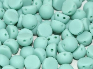 2HC-6-63120-84110 2-Hole Cabochon Jade Matted 25 Pc.-0