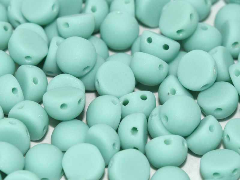 2HC-6-63120-84110 2-Hole Cabochon Jade Matted 25 Pc.-0