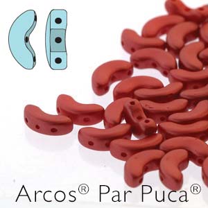 ARC-02010-25010 Pastel Pearl Dark Coral Arcos par Puca 10 gram-0 ARC-02010-25010 Pastel Pearl Dark Coral Arcos par Puca 10 gram-0
