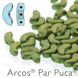 ARC-02010-25034 Pastel Pearl Olivine Arcos par Puca 10 gram-0