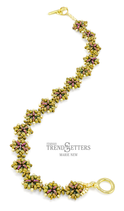 Demitria Bracelet Free Tutorial with Demi Rounds 8/0 AND 11/0-0