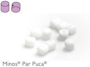 MIN-03000 Opaque White Minos par Puca 10 gram-0