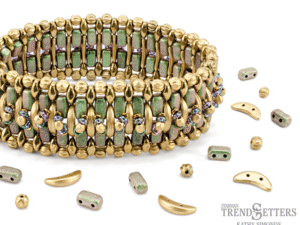 Step it Up: Free Patteren with CzechMates Crescent AND TOHO Demi Round -11510