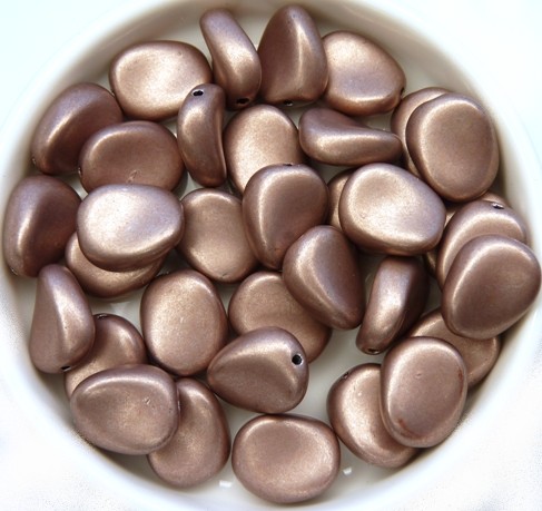 0030049 Silky Light Brown Twisted Oval 12 Pc.-0 0030049 Silky Light Brown Twisted Oval 12 Pc.-0