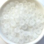 0140109 Matt Crystal, Roller Bead 60 Pc.-0