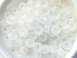 0140109 Matt Crystal, Roller Bead 60 Pc.-0