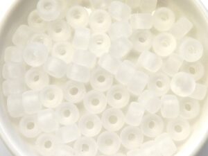 0140109 Matt Crystal, Roller Bead 60 Pc.-11623