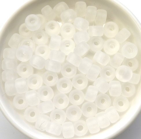 0140109 Matt Crystal, Roller Bead 60 Pc.-11623