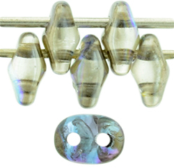 SD-00030-98537 Crystal Graphite Rainbow 10 gram SuperDuo-13991