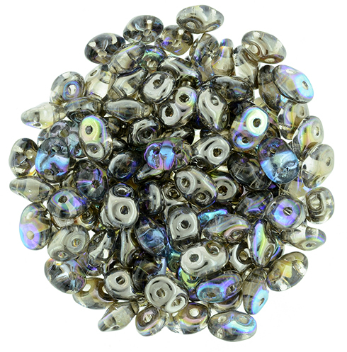 SD-00030-98537 Crystal Graphite Rainbow 10 gram SuperDuo-0 SD-00030-98537 Crystal Graphite Rainbow 10 gram SuperDuo-0