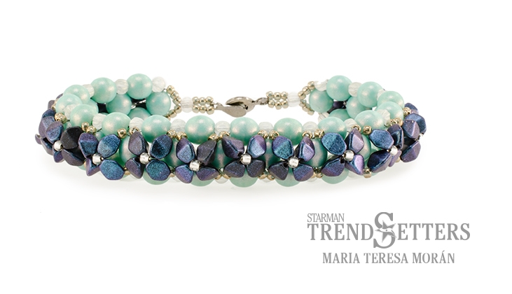 Sweet Alyssum by Maria Teressa Morán, with Pinch Beads-0