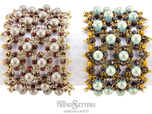 Sahara Sky by Agnieszka Watts, Free Pattern with TOHO 15/0 AND 6 mm. Round-11732