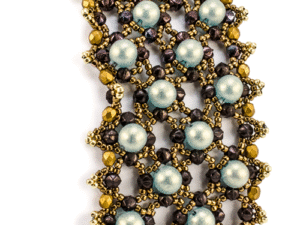 Sahara Sky by Agnieszka Watts, Free Pattern with TOHO 15/0 AND 6 mm. Round-0