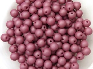 04-R-02010-29565 Saturated Hyacinth Violet Round 4 mm. 100 Pc.-0