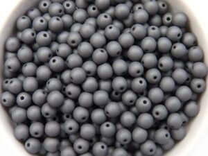 04-R-02010-29566 Saturated Titanium Round 4 mm. 100 Pc.-11950