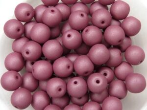 06-R-02010-29565 Saturated Hyacinth Violet Round 6 mm. 50 Pc.-0