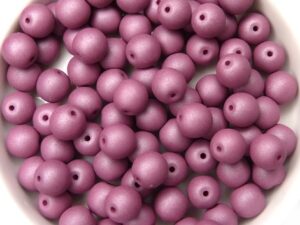 06-R-02010-29565 Saturated Hyacinth Violet Round 6 mm. 50 Pc.-11936