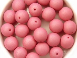 10-R-02010-29560 Saturated Pink Round 10 mm. 15 Pc.-11927