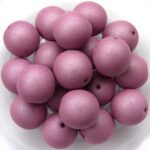 10-R-02010-29565 Saturated Hyacinth Violet Round 10 mm. 15 Pc.-0