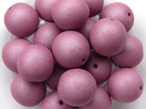 10-R-02010-29565 Saturated Hyacinth Violet Round 10 mm. 15 Pc.-0