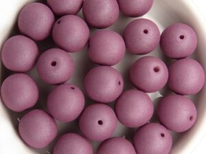 10-R-02010-29565 Saturated Hyacinth Violet Round 10 mm. 15 Pc.-11947