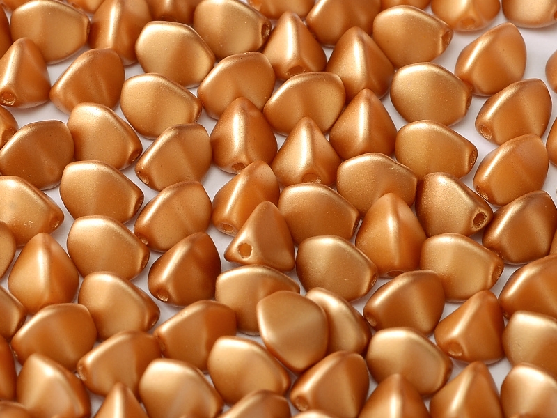 PI-25003 Pastel Amber Pinch Beads 10 gram-0