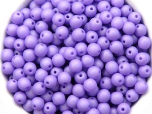 04-R-02010-29570 Saturated Lavender Round 4 mm. 100 Pc.-12113