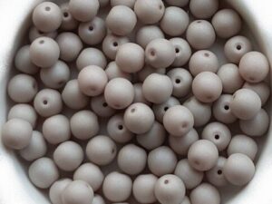 06-R-02010-29562 Saturated Sand Round 6 mm. 50 Pc.-12043