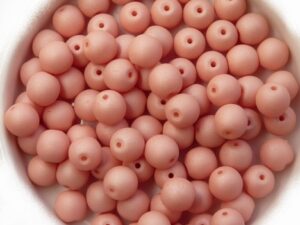 06-R-02010-29563 Saturated Peach Round 6 mm. 50 Pc.-12056
