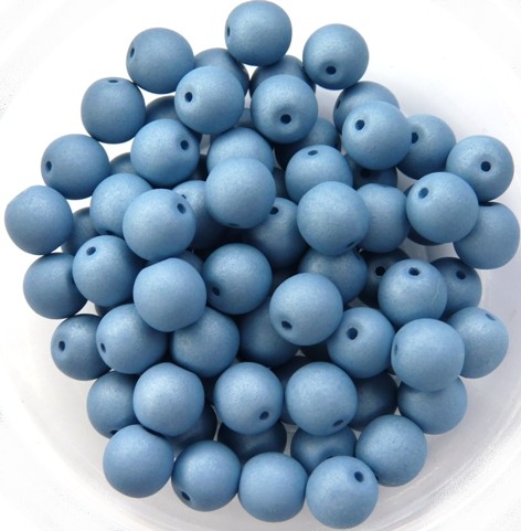 06-R-02010-29567 Saturated Light Azore Round 6 mm. 50 Pc.-0