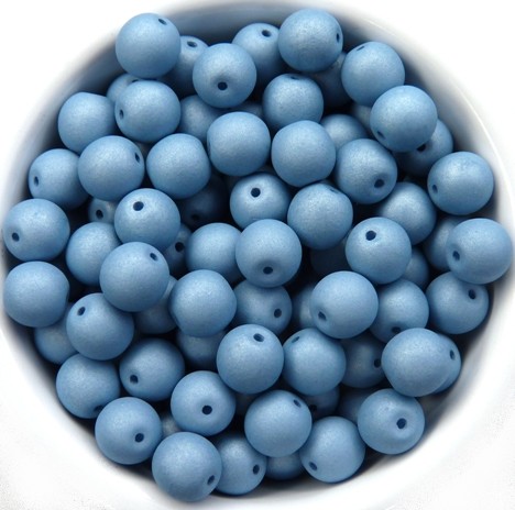 06-R-02010-29567 Saturated Light Azore Round 6 mm. 50 Pc.-12073