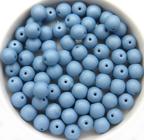 06-R-02010-29567 Saturated Light Azore Round 6 mm. 50 Pc.-12074