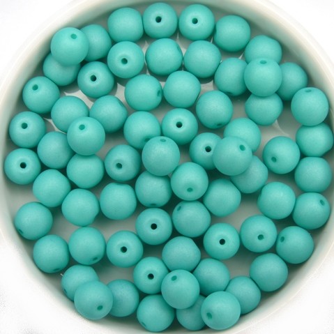 06-R-02010-29569 Saturated Mint Round 6 mm. 50 Pc.-12096