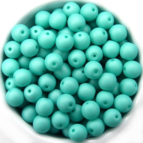 06-R-02010-29569 Saturated Mint Round 6 mm. 50 Pc.-12095