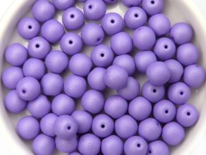 06-R-02010-29570 Saturated Lavender Round 6 mm. 50 Pc.-12118