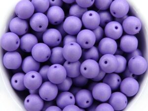 06-R-02010-29570 Saturated Lavender Round 6 mm. 50 Pc.-12119