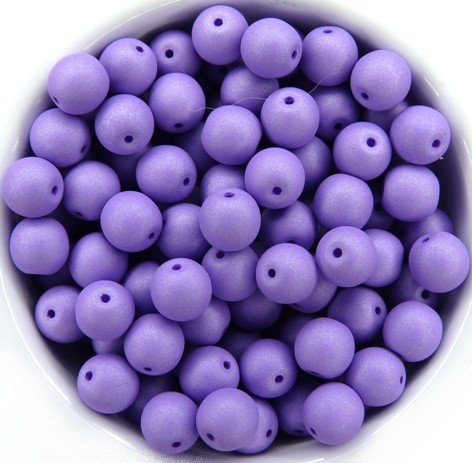06-R-02010-29570 Saturated Lavender Round 6 mm. 50 Pc.-12119