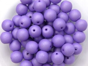 06-R-02010-29570 Saturated Lavender Round 6 mm. 50 Pc.-0