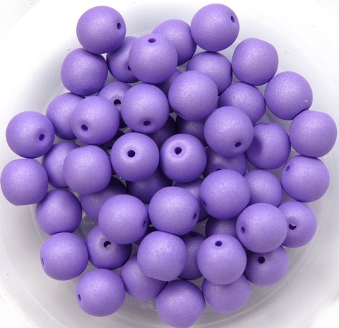 06-R-02010-29570 Saturated Lavender Round 6 mm. 50 Pc.-0 06-R-02010-29570 Saturated Lavender Round 6 mm. 50 Pc.-0