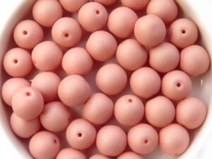 08-R-02010-29563 Saturated Peach Round 8 mm. 25 Pc.-12059